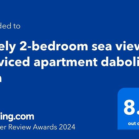 Lovely 2-Bedroom Sea View Serviced Apartment Dabolim Goa Exterior foto