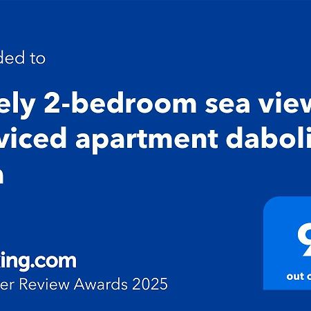 Lovely 2-Bedroom Sea View Serviced Apartment Dabolim Goa Exterior foto